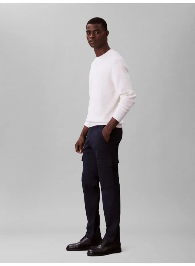 CALVIN KLEIN Slim Stretch Cotton Cargo Trousers
