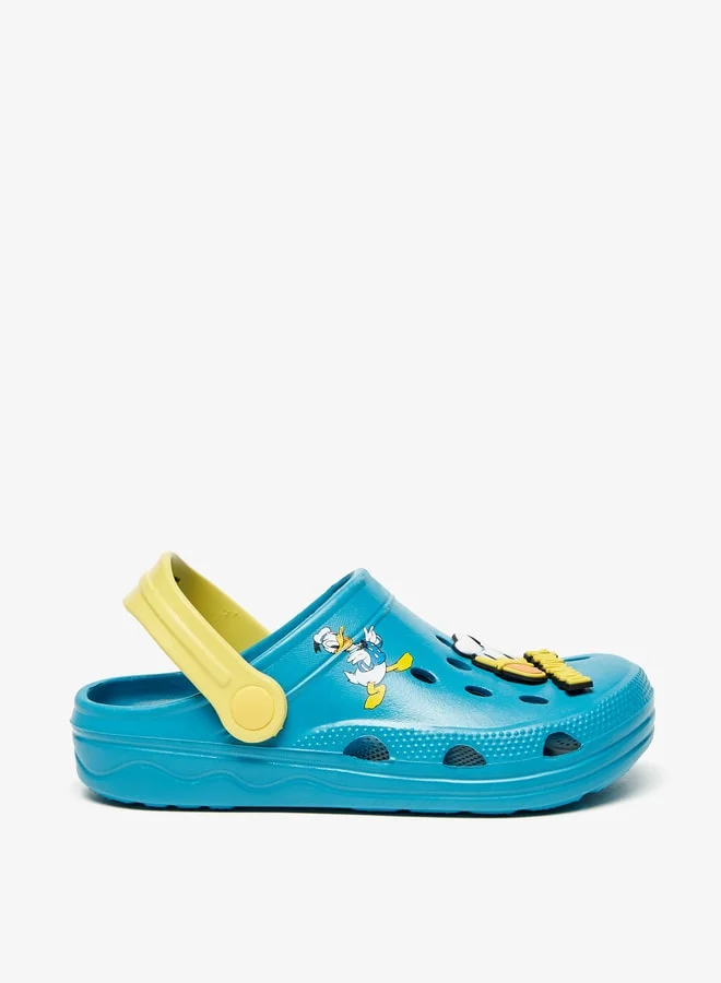 Disney Boys Donald Duck Applique Detail Clogs