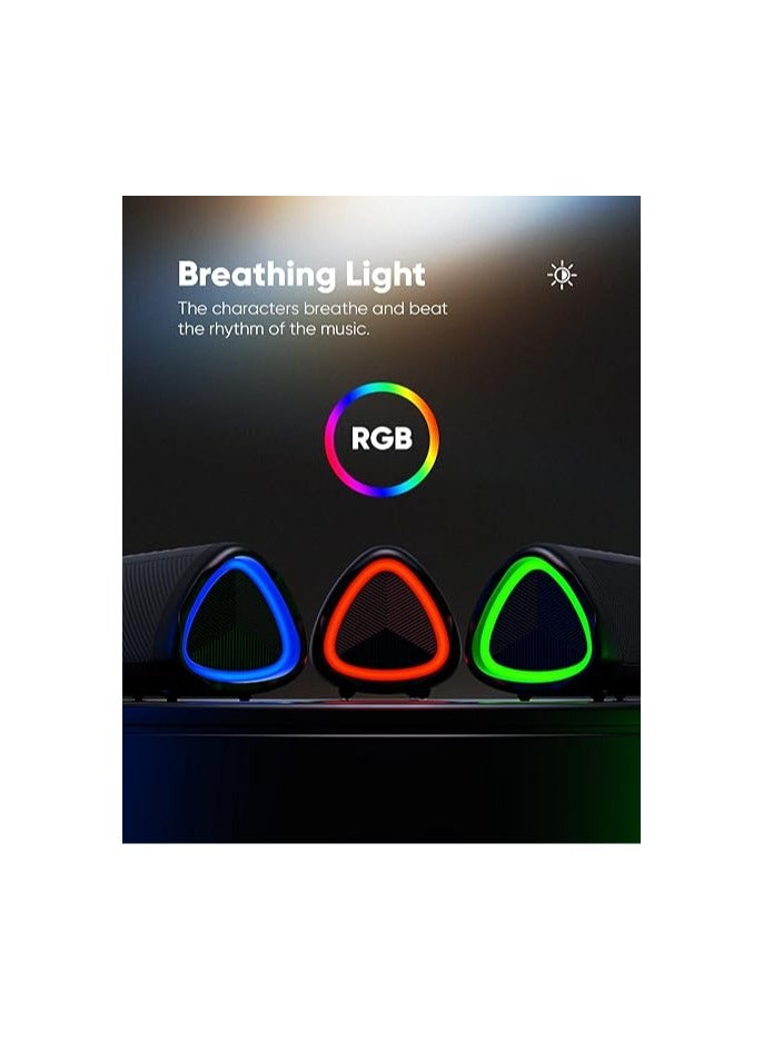 Bluetooth Speaker with HD Sound, Portable Wireless, IPX5 Waterproof, Up to 24H Playtime, TWS Pairing, BT5.3, for Home/Party/Outdoor/Beach, Electronic Gadgets, Birthday Gift - Image 4