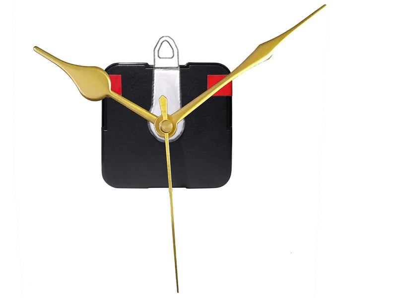 IIK COLLECTION Plastic Quartz Movement Machine with Golden Hands Kit for Wall Clock (IIK-MOV-PL-007) - Image 1