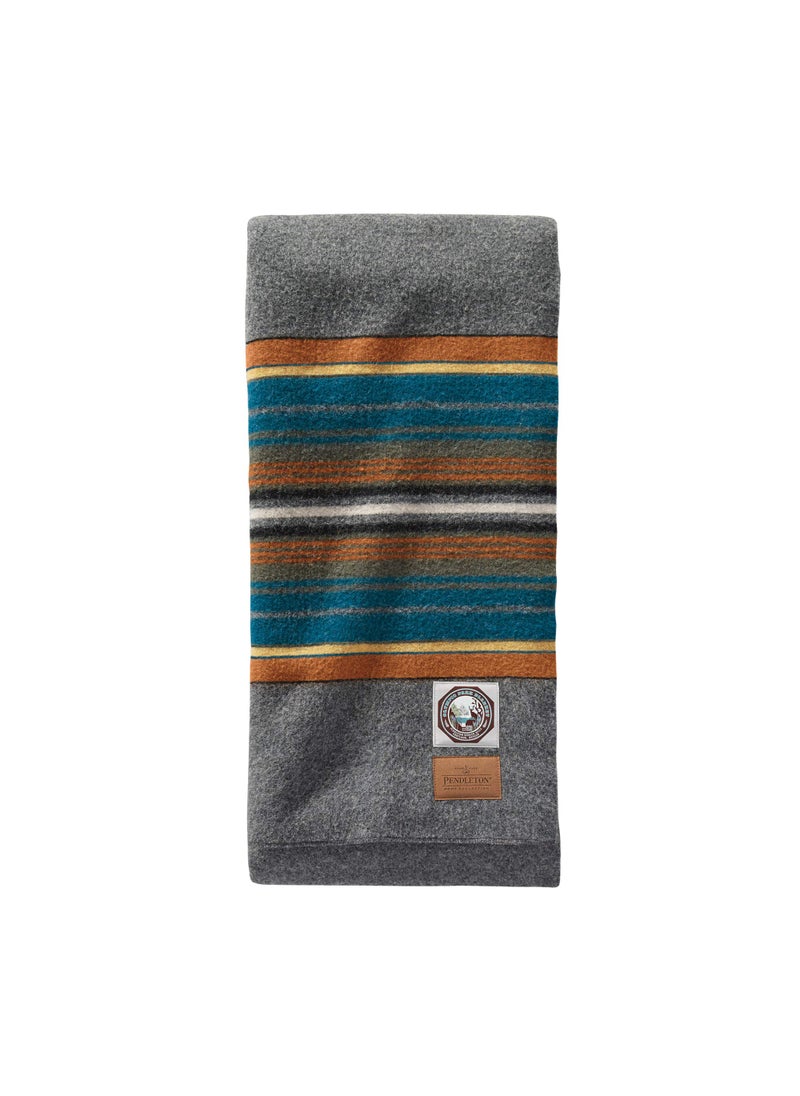 Pendleton PENDLETON  Olympic Grey National Park Blanket Full 