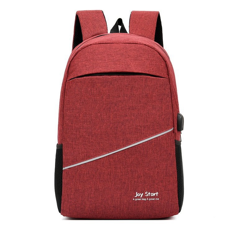 Backpack Men'S Usb Charging Business Computer Backpack New Style Simple Travel Bag Female College Student Schoolbag - Image 5