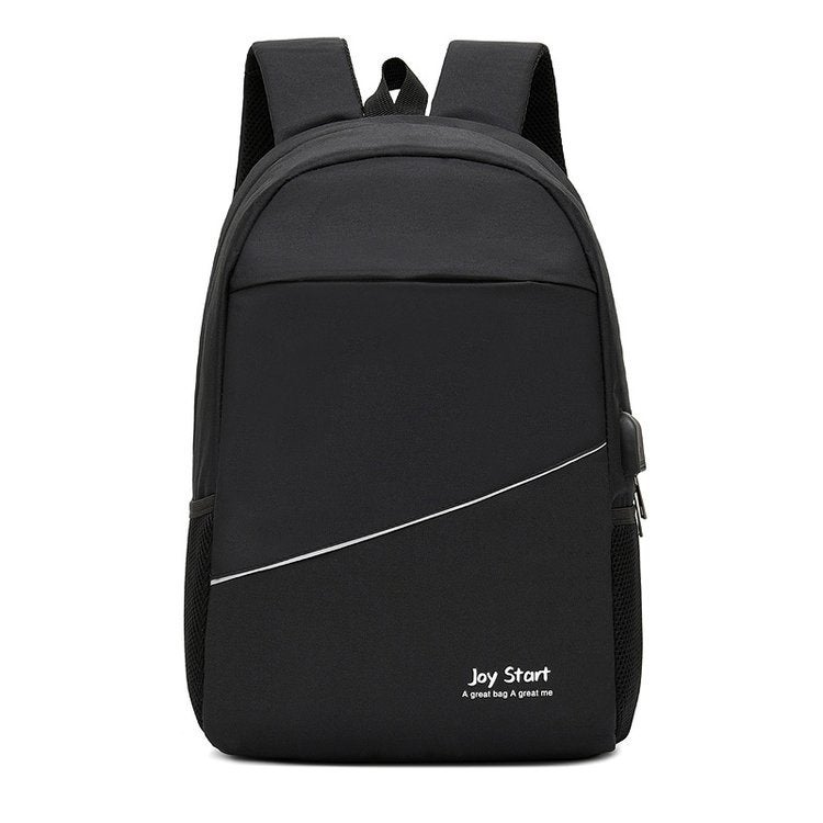Backpack Men'S Usb Charging Business Computer Backpack New Style Simple Travel Bag Female College Student Schoolbag - Image 1