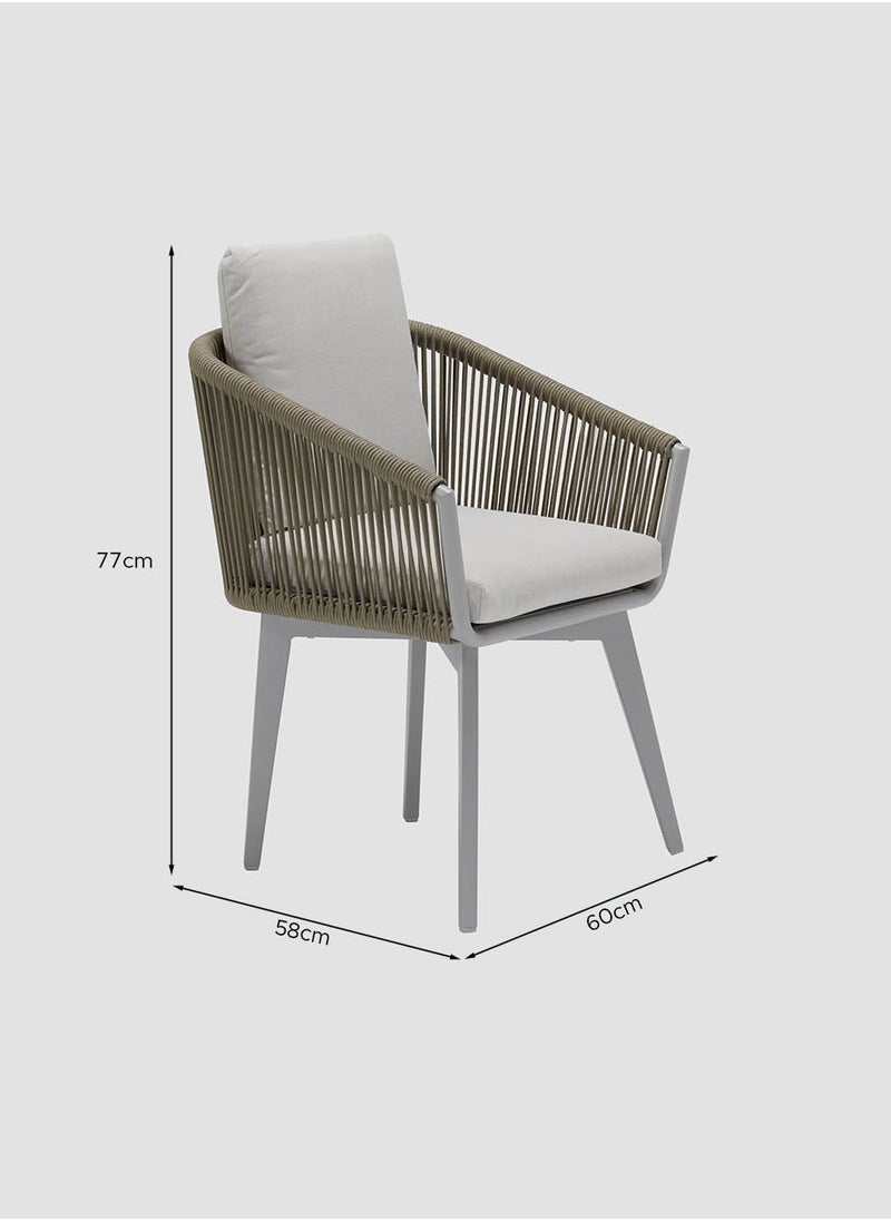 AL HUZAIFA FURNITURE - Diva Outdoor Rope Dining Chair - Image 1