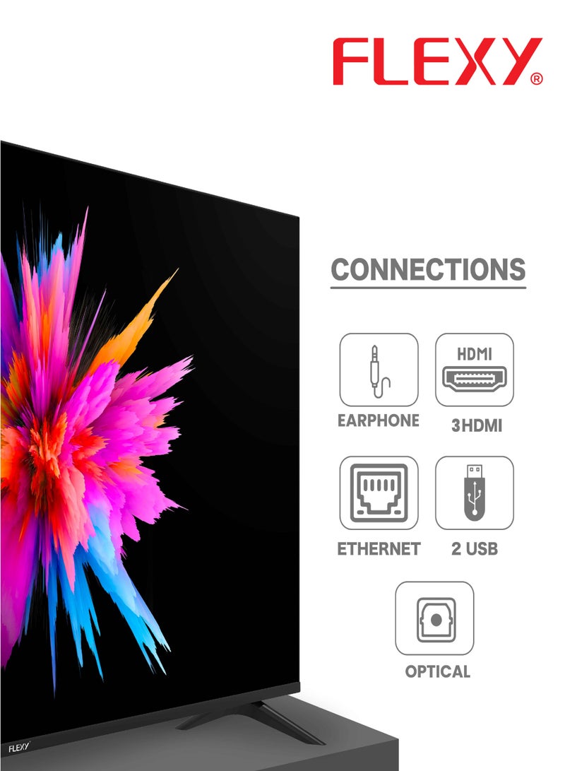 Flexy 55-Inch QLED 4K UHD Smart TV – webOS, Dolby Atmos, ThinQ AI, 3840×2160, HDR, WiFi, Bluetooth, 2 HDMI, 2 USB, Built-in Receiver, Dual Remotes, 2-Year Warranty. - Image 5