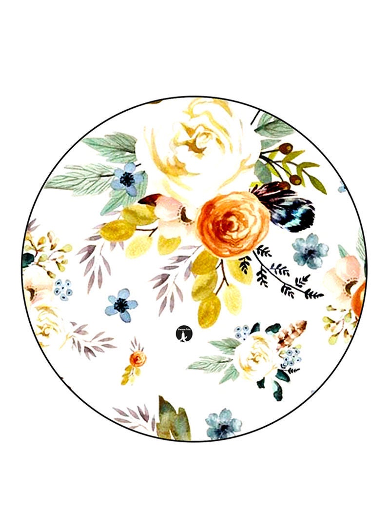 RKN Flowers Printed Mouse Pad Multicolour