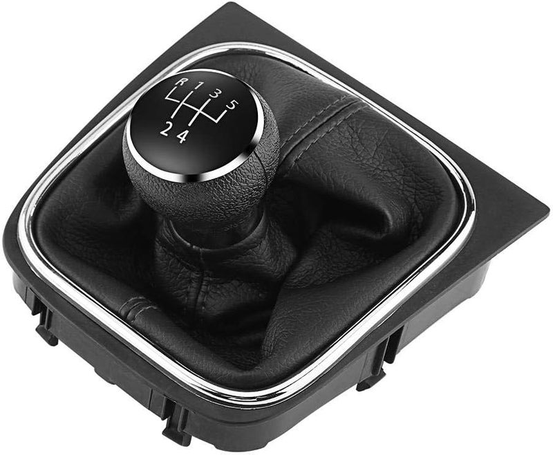 Tbest Mk6 Gear Knob Shift Gator,Rabbit Shift Knob,Gear Shift Knob Gaiter,5 Speed Car Gear Shift Knob Gearstick Gaiter Boot Kit for 6 MK5 MK62005 2014 Gear Knob mk4 - Image 3