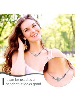 Mtlee 12 Pcs Necklace Magnetic Clasps And Closures Magnetic Lobster Clasps Silver Magnetic Jewelry Clasps Locking Necklace Extender Round Rhinestone Ball Magnetic Clasps For Bracelets Making Multiple Styles  - Image 5