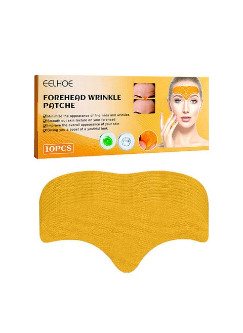 EELHOE 10pcs/Box Forehead Wrinkle Patch Smoothing Forehead Wrinkles Lifting and Firming Facial Skin Forehead Patch