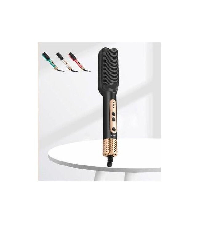 sokany Hair straightening brush - Sokany 1080F heat comb, SK-1008, black, ceramic, 45W - Image 2
