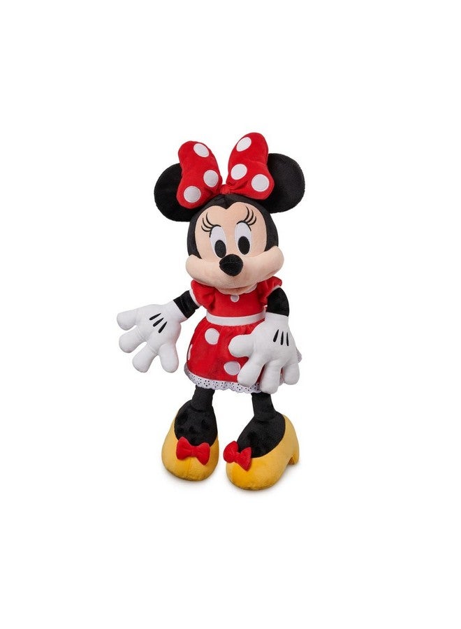 ديزني ستور لعبة ميني ماوس الرسمية من متجر ديزني، متوسطة الحجم وناعمة للأطفال، شخصية محببة ذات ملمس ناعم وتفاصيل مطرزة، دمية ديزني المحشوة مناسبة لجميع الأعمار. - Image 1