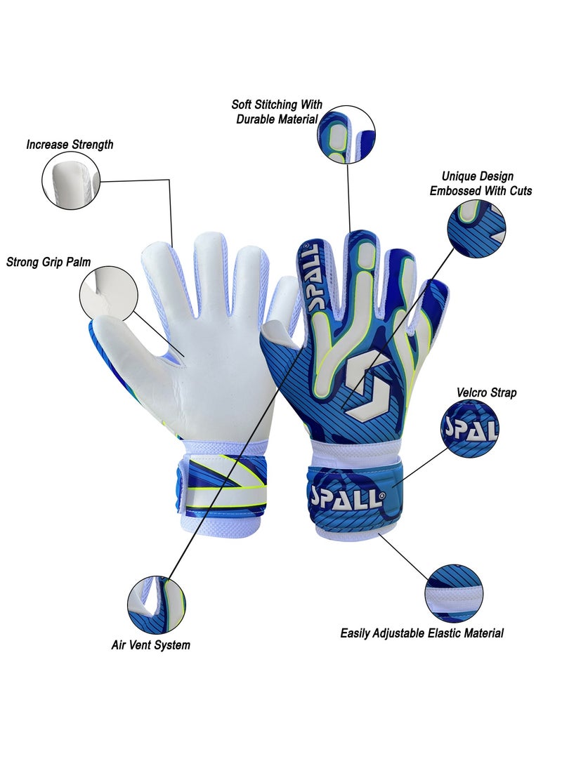 Spall Goalkeeper Gloves with Super Protection Finger Support, for Match and Training, Perfect for Men, Women, Adults, Kids,Teenagers - Image 2