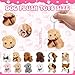 Jiytivity 38 Pcs Adopt A Puppy Favors Include 12 Foldable Puppy Boxes 12 472 inch Mini Dog Stuffed 12 Adopt Cards 1 Adopt Sign1 Fence for Adopt A Dog Party Favors Dog Party Supplies Gifts - Image 4
