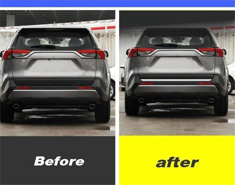 Yurefax Rear Tail Door Strip and Bumper Guard for Toyota RAV4 - Image 3