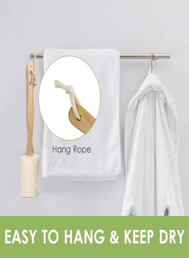 Organic B Natural Loofah with Wooden Handle - Image 5