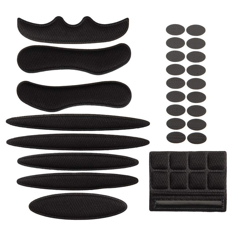 Generic Jipemtra Helmet Padding Foam Kit 27Pcs Bicycle Replacement Pads Universal Helmet Foam Pads Set for Bike Motorcycle Cycling Outdoors (Black)  - Image 1