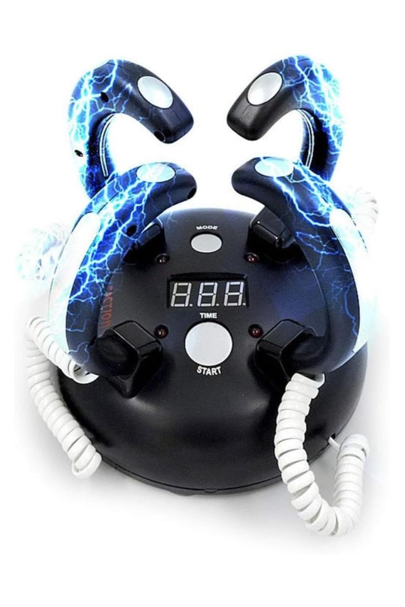 BlueFire Reaction Tester Reflex Game with Dual Play Modes (Time & Lucky) – Interactive LED Party Console with Countdown Timer – Fun Group Challenge for Friends, Family Nights and Bar Games – Durable ABS Material – 2 to 4 Players – Ages 14+ - Image 1