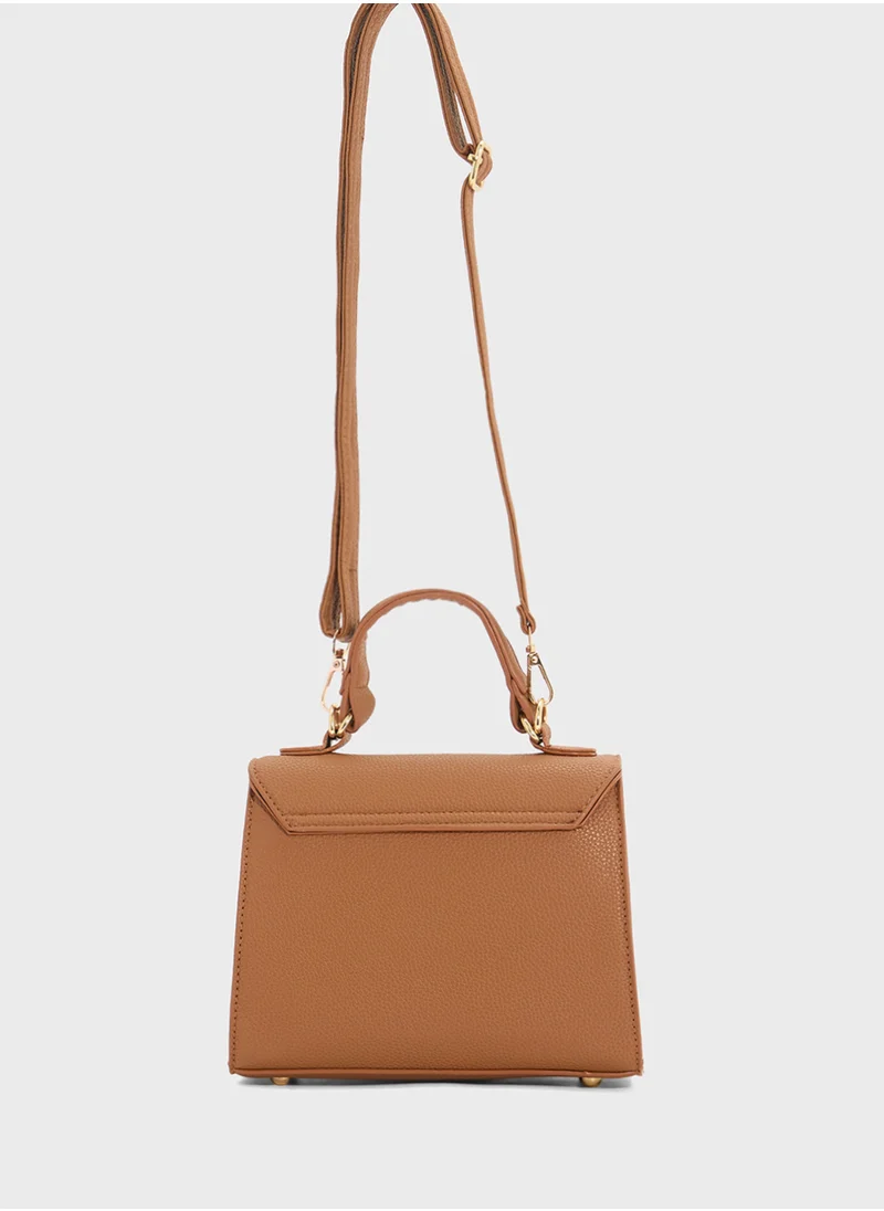 ايلا Womens Satchel With Buckle