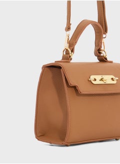 ELLA Womens Satchel With Buckle  - Image 4