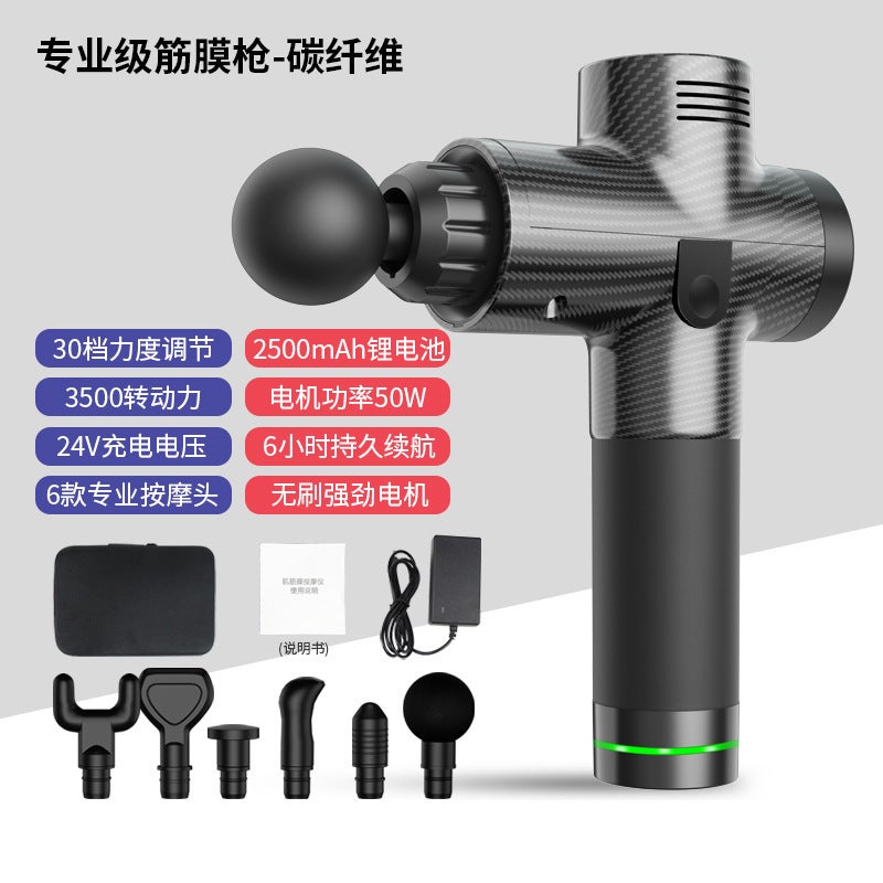 Fascia Gun Electric Massage Grab Portable Muscle Relaxation Massage Instrument Fitness Neck Mask Gun Mini Fascia Gun - Image 1