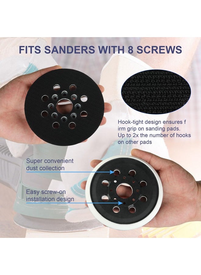 tikumik - 5 Inch Hook & Loop Replacement Orbital Sander Backing Pad for Bosch RS034 RS035 Compatible with Bosch Models ROS10 ROS20 ROS20VS ROS20VSC ROS20VSK - Image 1