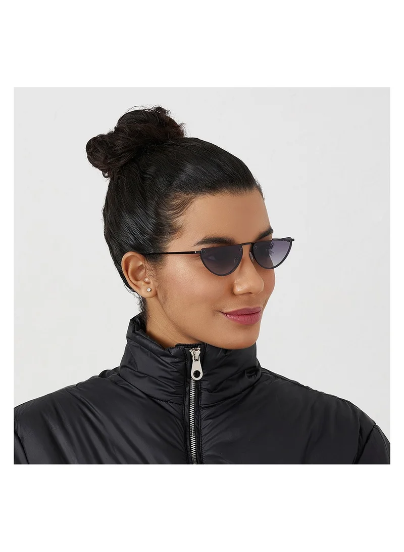 Blackout BlackOut Demi Lune Women’s Oval Sunglasses with UV400 Protection"