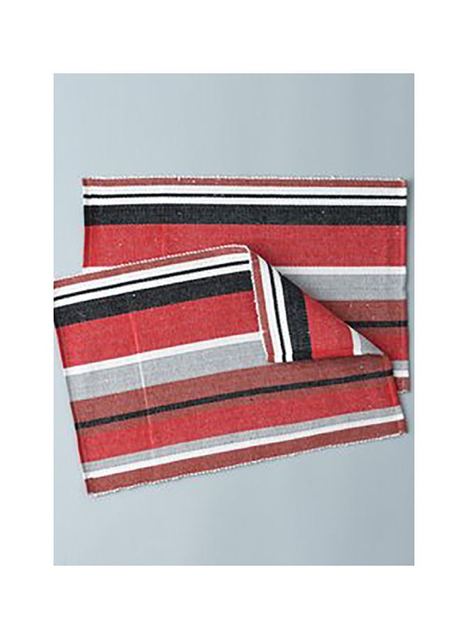 Dream Decor Multicoloured Red stripe place mat - Image 1
