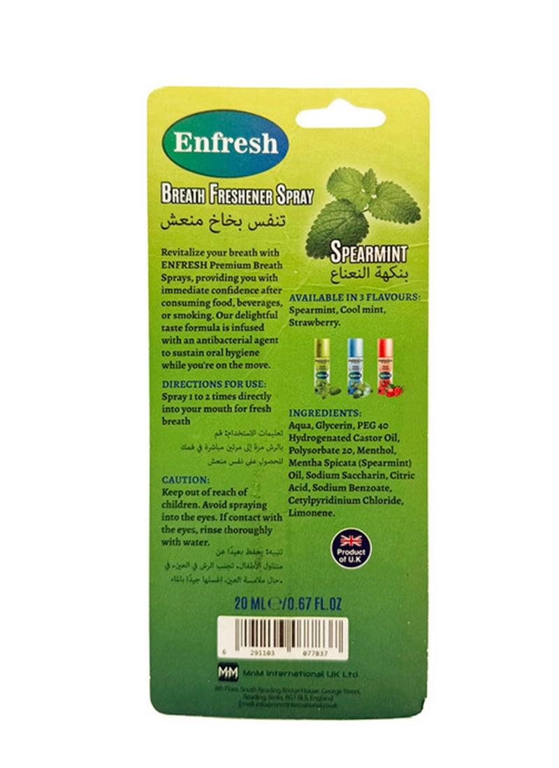 Enfresh Breath Fresher Spray - Spearmint 20ml  - Image 2