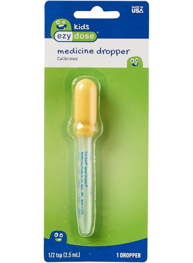 Ezy Dose قطارة دواء سائلة للأطفال من EZY DOSE، للأطفال والرضع، سعة 2.5 مل/0.5 ملعقة صغيرة، معيرة، سهلة الاستخدام مع جرعات دقيقة، قد يختلف اللون، خالية من BPA - Image 5