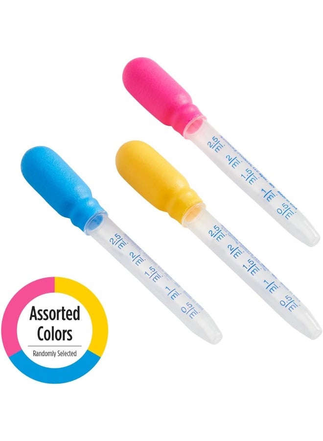 Ezy Dose قطارة دواء سائلة للأطفال من EZY DOSE، للأطفال والرضع، سعة 2.5 مل/0.5 ملعقة صغيرة، معيرة، سهلة الاستخدام مع جرعات دقيقة، قد يختلف اللون، خالية من BPA - Image 4