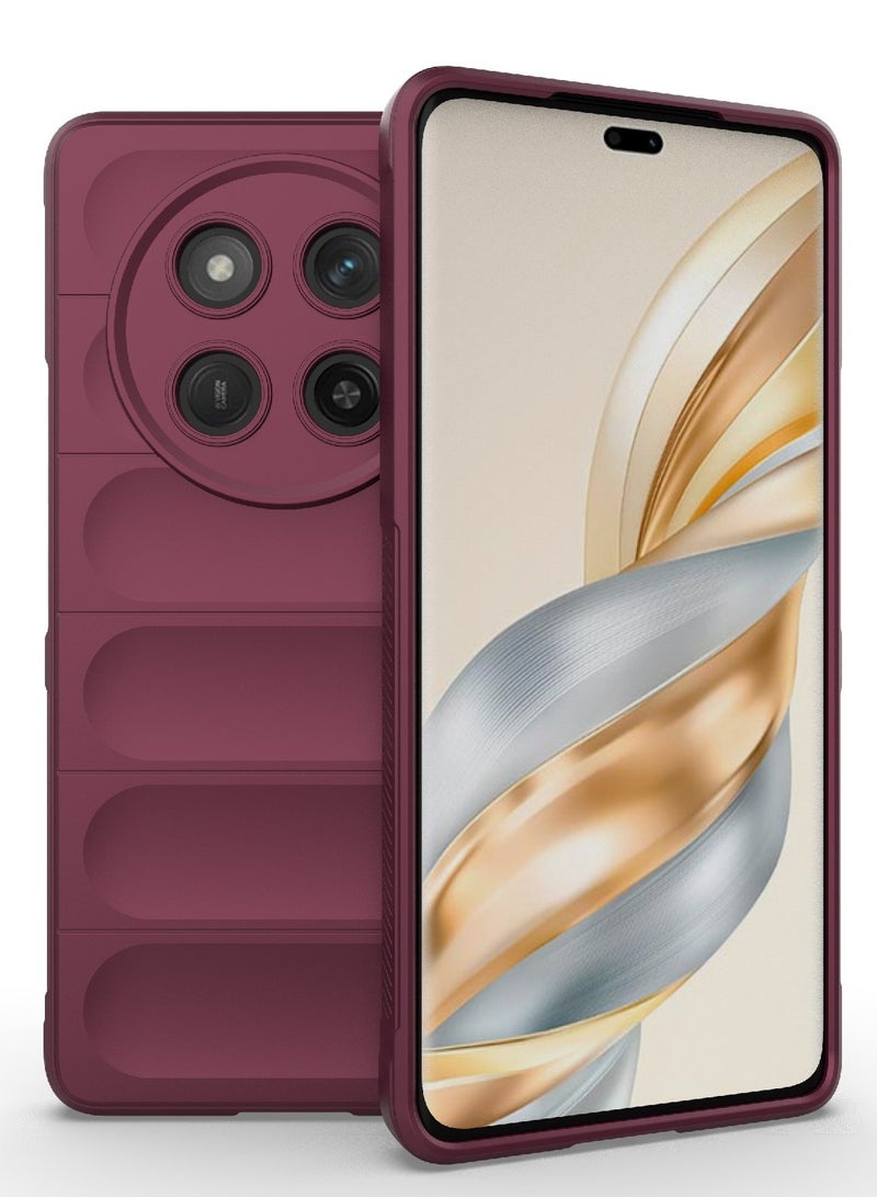 Phone case cover Magic Shield TPU + Silicone Shockproof Phone Case For   Honor X9C / Honor X60 Pro (Wind Red) - Image 1