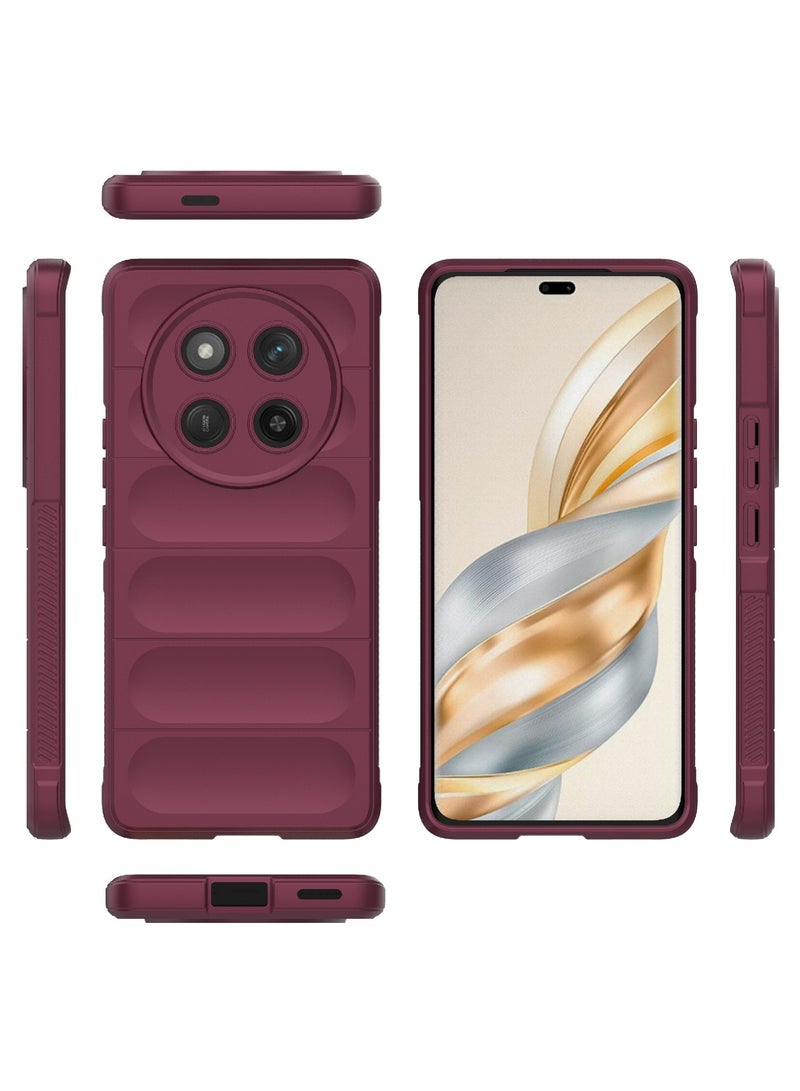 Phone case cover Magic Shield TPU + Silicone Shockproof Phone Case For   Honor X9C / Honor X60 Pro (Wind Red) - Image 3