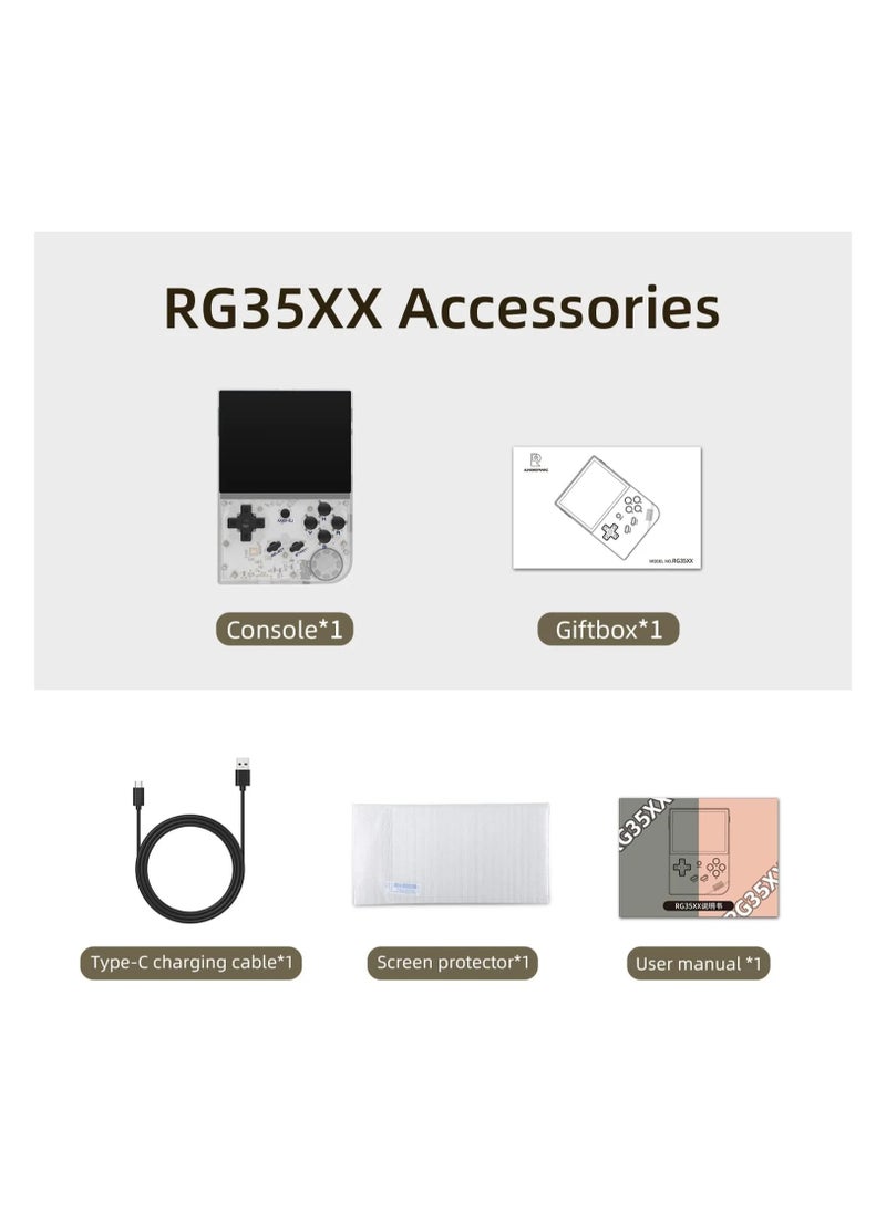 ANBERNIC  - RG35XX Handheld Game Console, 3.5 Inch IPS Screen Linux System Retro Video Games Consoles, Portable Pocket Video Player with 8000+ - Image 1