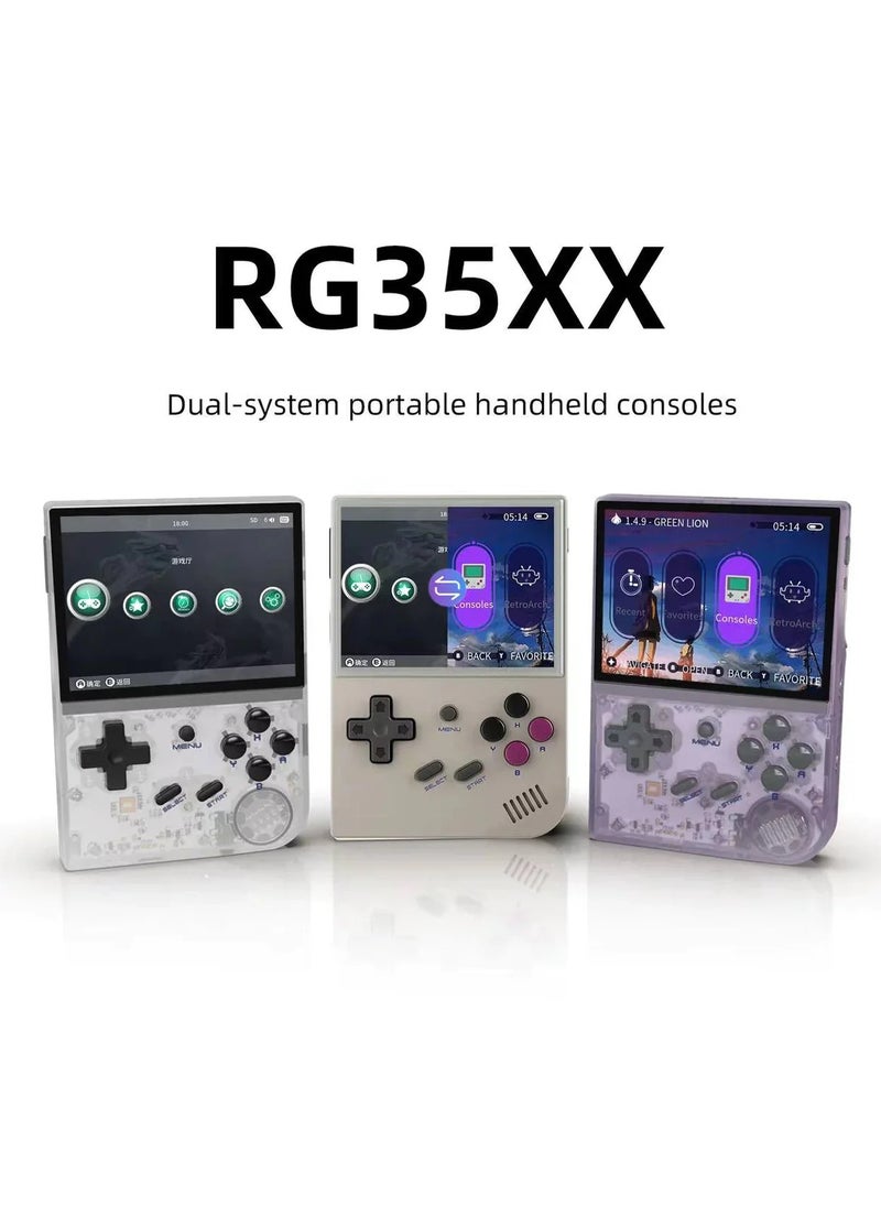 ANBERNIC  - RG35XX Handheld Game Console, 3.5 Inch IPS Screen Linux System Retro Video Games Consoles, Portable Pocket Video Player with 8000+ - Image 1