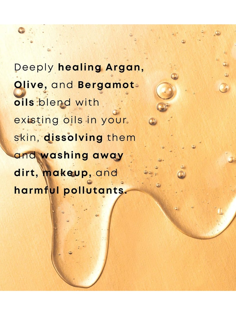 GEORGETTE KLINGER - Georgette Klinger Argan Oil Cleansing Gel - Nourishing, Moisturizing, Antioxidant-Rich, With Deeply Healing Argan, Olive, And Bergamot Dissolve Existing Oils And Wash Away Dirt, Makeup - 6.7 oz - Image 1