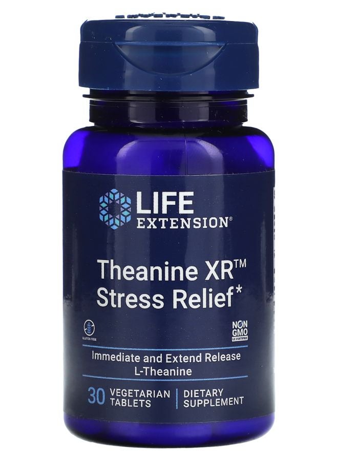 ثيانين XR لتخفيف التوتر 30 قرص نباتي