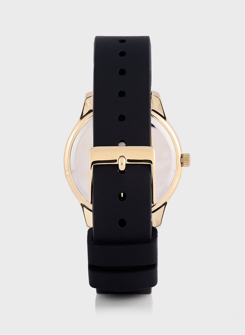 GUESS Starstruck Pu Strap Analog Watch  - Image 4