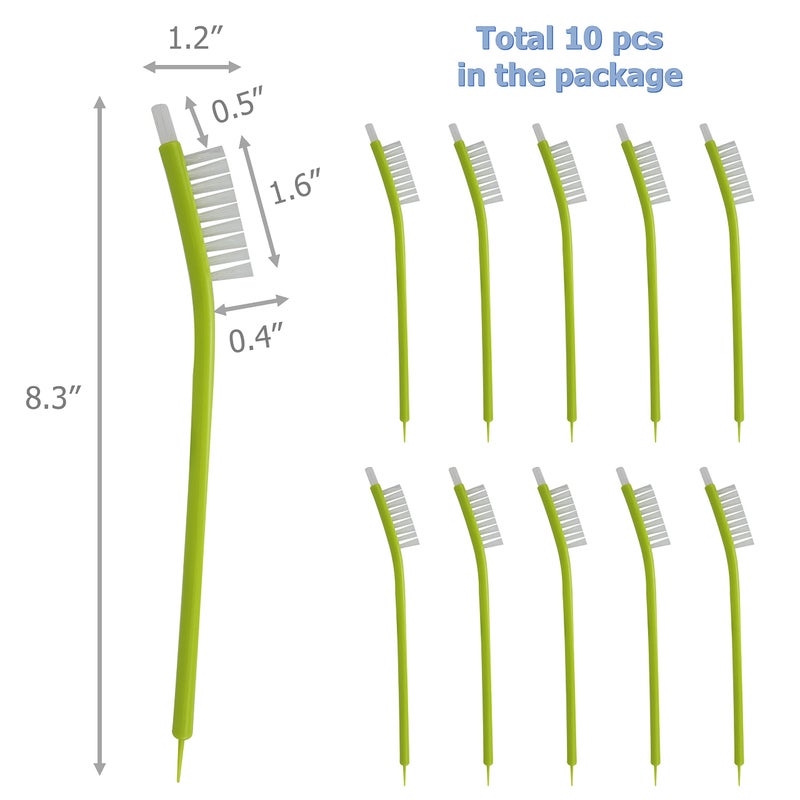 EIKS 10 Pack Juicer Cleaning Brushes Deep Clean Brushes Multi-Purpose for Juicer, Bottle Bottom, Dishes, Sink, Pots, Pans, Shower, Tile - Image 2