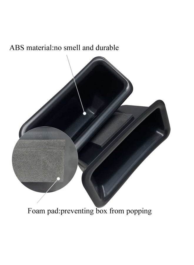 Vesul Front Row Door Side Storage Box Fit for Ford Explorer 2016 2017 2018 2019 Armrest Phone Container Door Organizer Handle Pocket ABS Tray Insert Glove Pallet - Image 4
