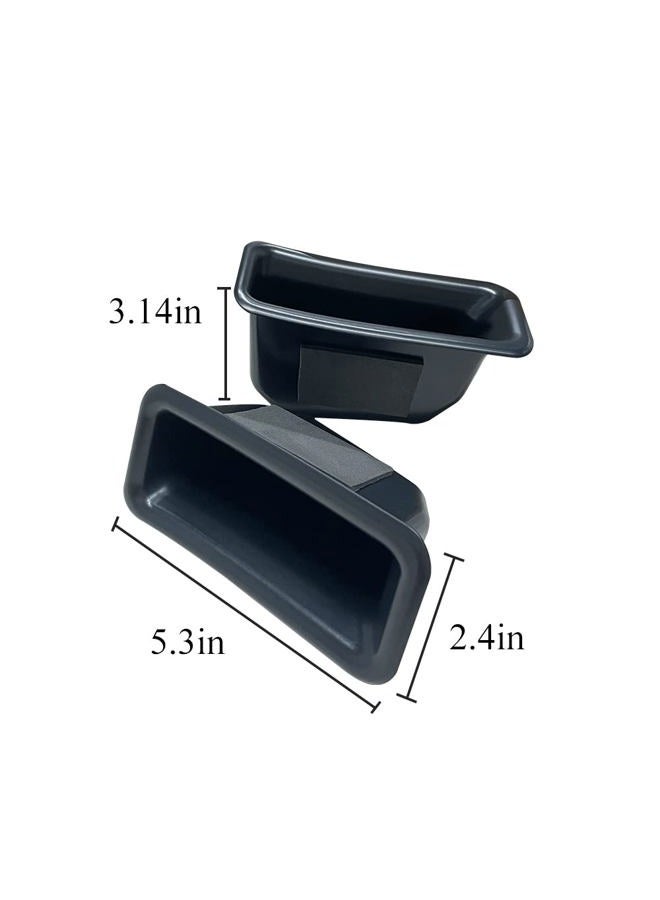 Vesul Front Row Door Side Storage Box Fit for Ford Explorer 2016 2017 2018 2019 Armrest Phone Container Door Organizer Handle Pocket ABS Tray Insert Glove Pallet - Image 5