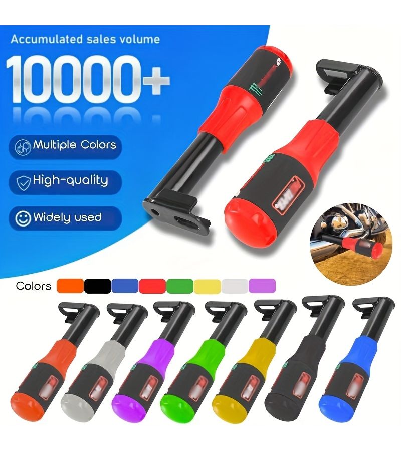 Orange Wear Resistant Anti Fall Adhesive Stick Tip For Motorcycle Bumper Protection - Image 1
