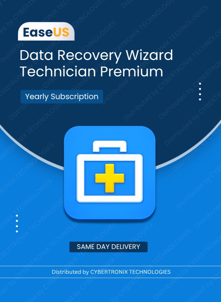 EaseUS Data Recovery Wizard Technician Premium | Unlimited Devices for 1 Year | Digital License | SAME DAY DELIVERY