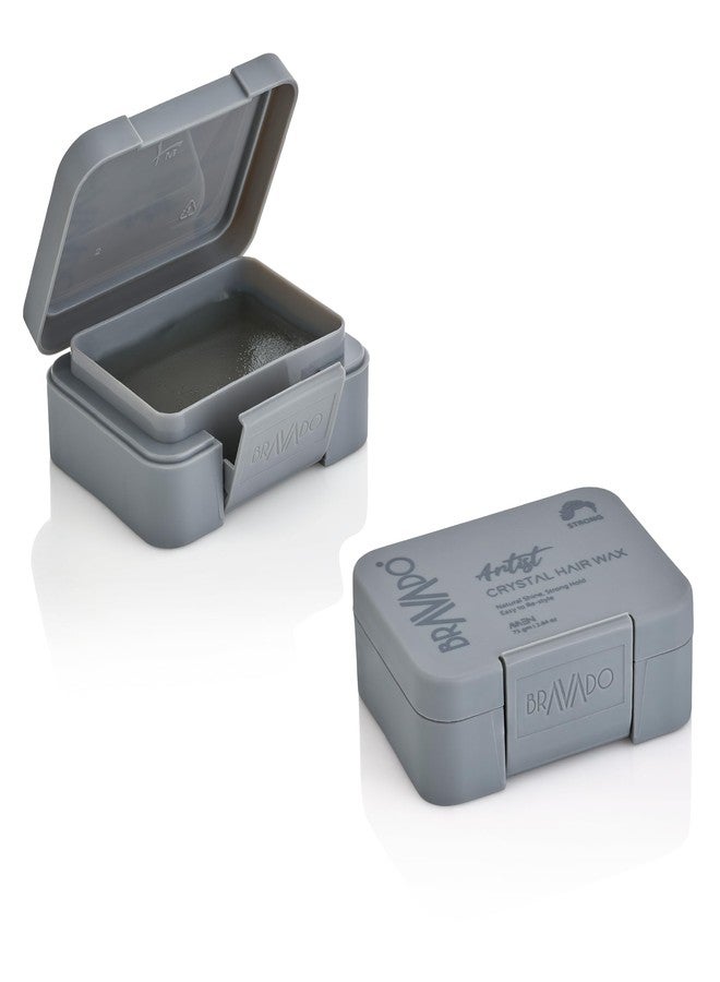 برافادو شمع تصفيف الشعر القوي للرجال من برافادو 75 غرام (عبوتان) | تثبيت قوي، لمسة نهائية غير لامعة | تصفيف احترافي يدوم طويلاً | غير دهني وسهل الغسل - Image 3