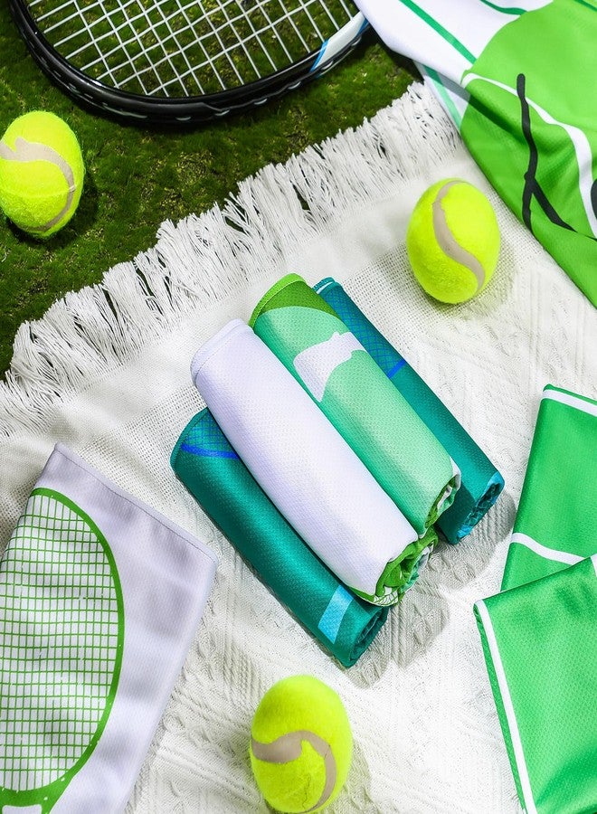 FuWeave 12 Pack Soft Tennis Cooling Towel Bulk Ice Towel Sweat Towels in Multi Prints Bright Colors 40 x 12 Inch for Gym Rags Tennis Summer Gifts for Biking Hiking Running Sports Yoga Golf Workout - Image 5