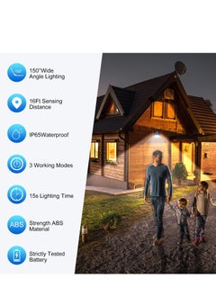 JAJEEK Solar Powered Outdoor Lights [6 Pack] – Wireless Motion Sensor, 42 LEDs, IP65 Waterproof & Dustproof, 3 Adjustable Modes for Garden, Fence, Patio, Garage, Energy Efficient Security Lighting  - Image 2