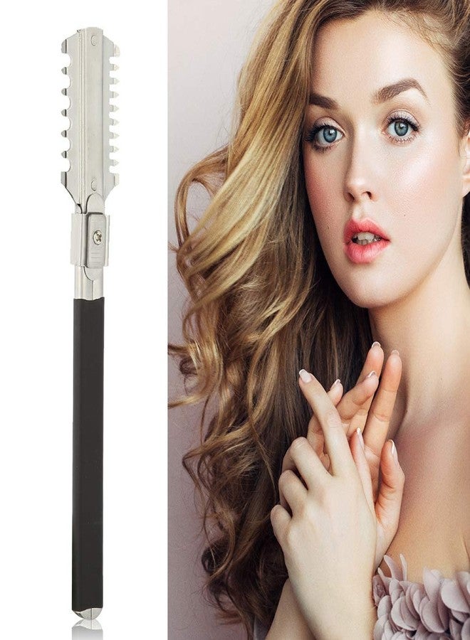 ANGGREK Comb Double-edge Blades Manual Hair Cutting Thinning Barber Comb Shaper Hair With Comb - Image 2
