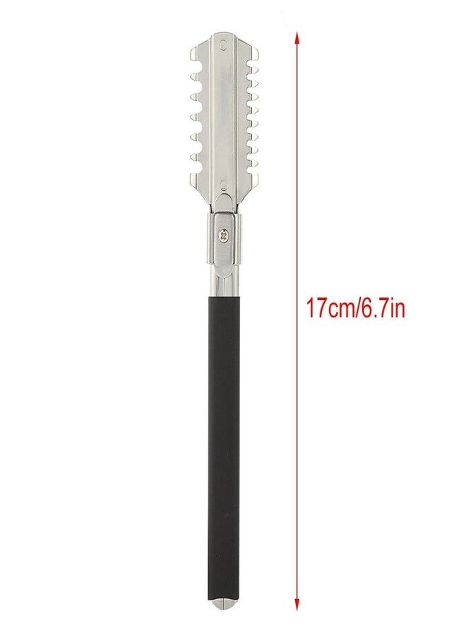 ANGGREK Comb Double-edge Blades Manual Hair Cutting Thinning Barber Comb Shaper Hair With Comb - Image 5