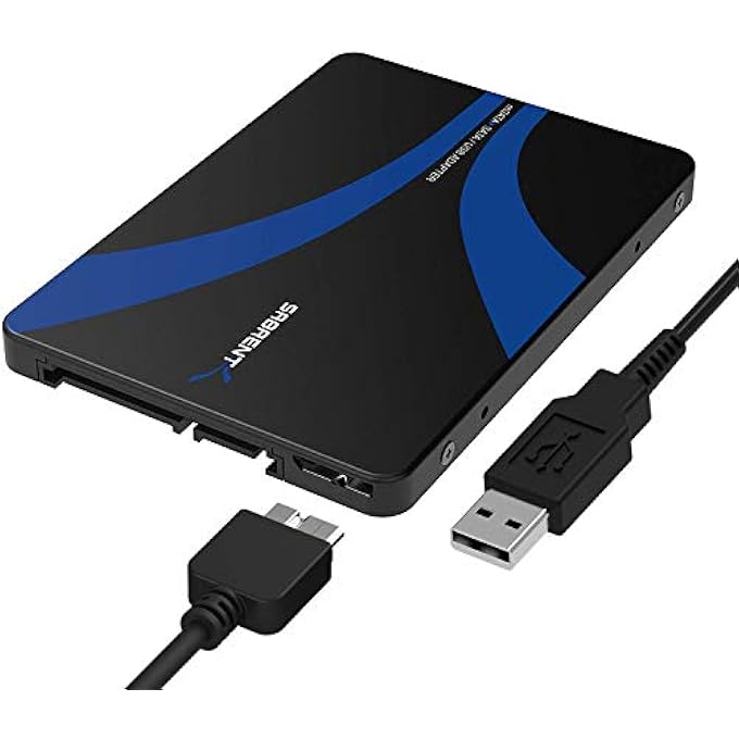 SABRENT MSATA TO USB 3.2X1 OR 2.5" SATA ENCLOSURE ADAPTER, SUPER FAST DATA TRANSFER, MSATA CONVERTER TO SATA III ALUMINUM (EC-MSMU) - Image 2