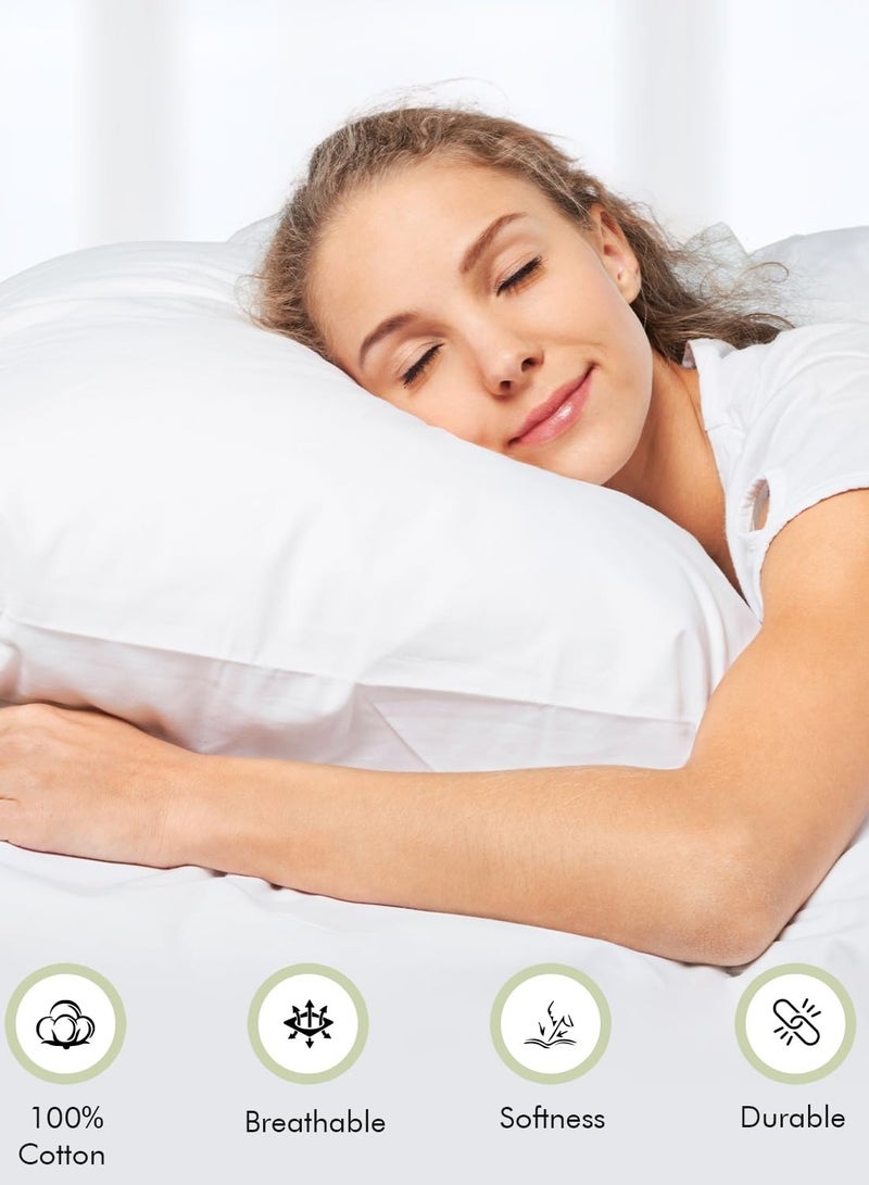 LINENWALAS Premium 100% Cotton King Bedsheet with 2 Pillow Covers - 300 TC - Image 4