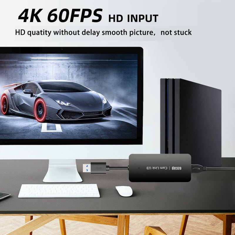 Ezcap 1080P HD Video Capture Box - 1080p60fps Recording Device for Game Consoles DVD Players Cameras - Image 3